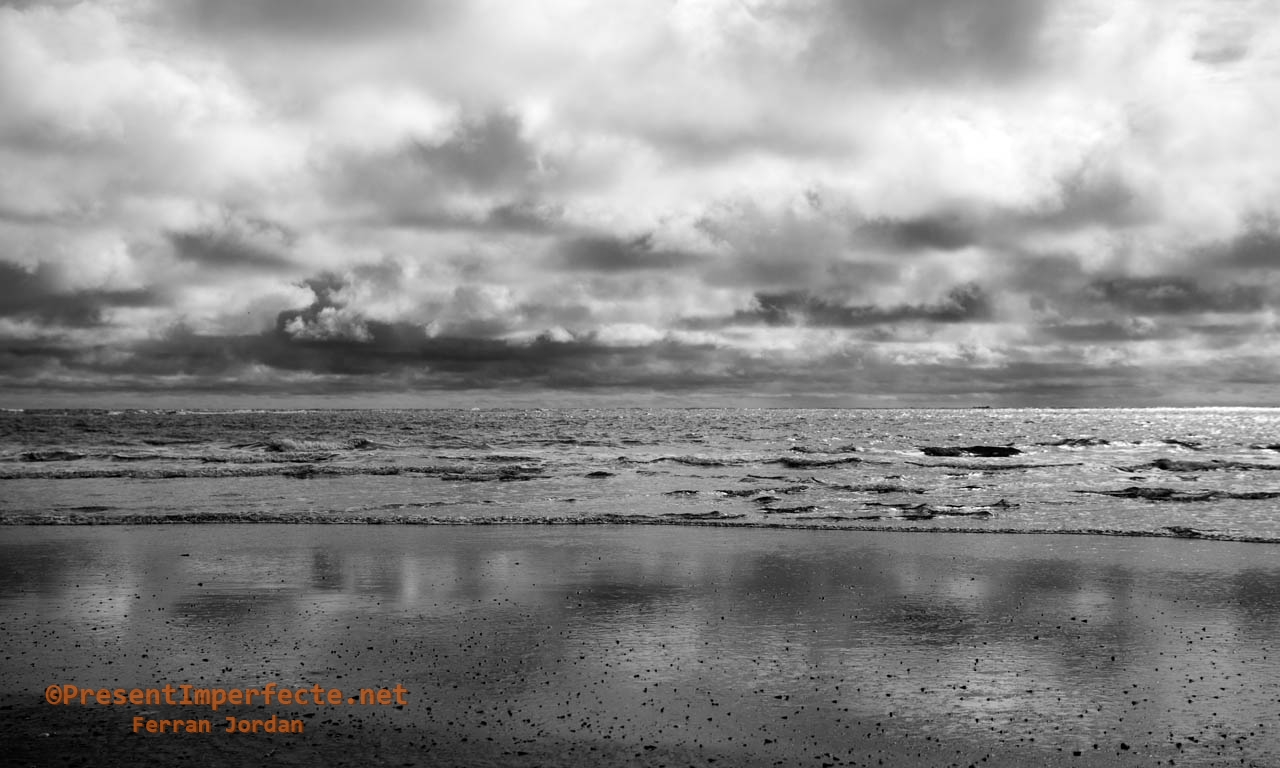 Land, sea and sky merging together Land, sea and sky merging together