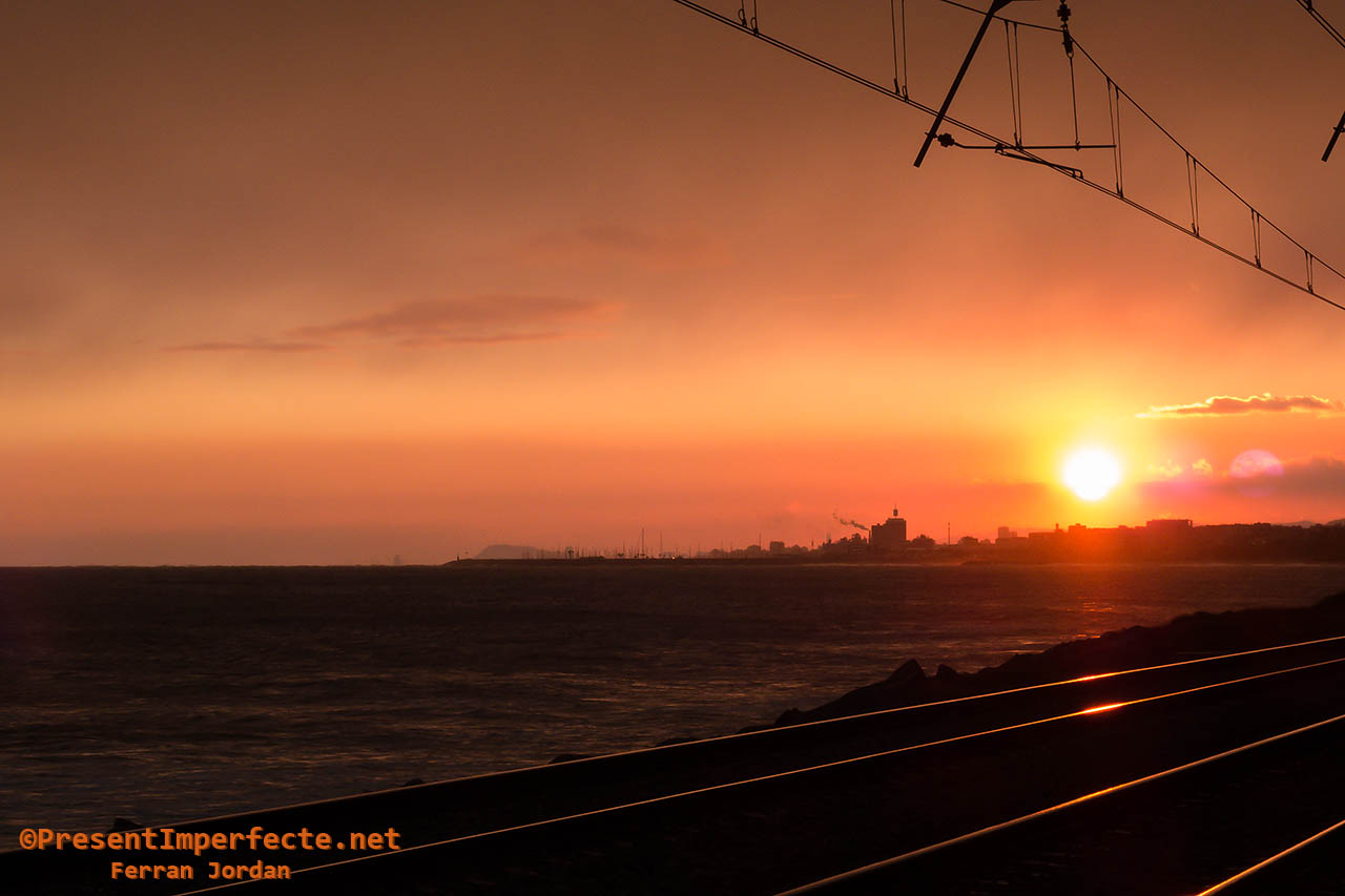Rails al capvespre Rails al capvespre
