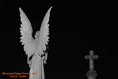 Angel, cross and night