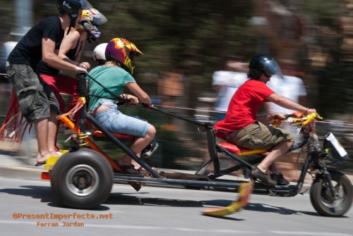 Cart downhill race.